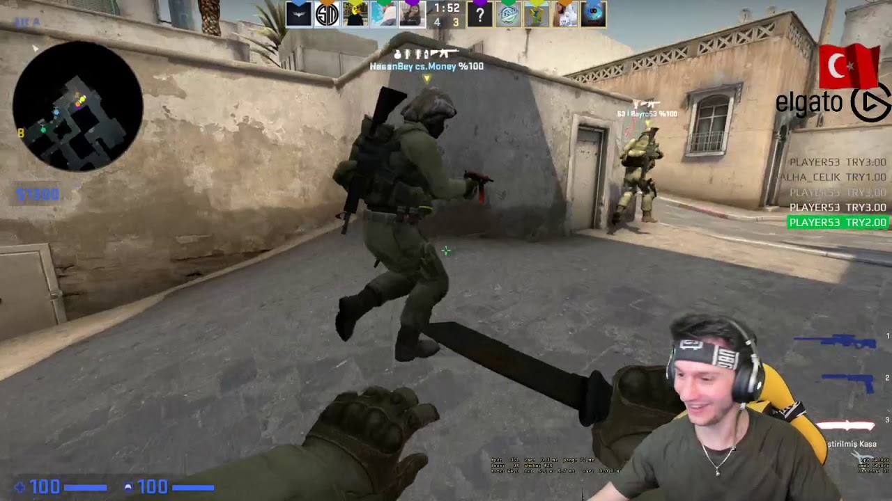 RAMMUS53 EKİPLE CS GO REKABET&Ccedil;İ (AŞIRI HEYECANLI MA&Ccedil;)