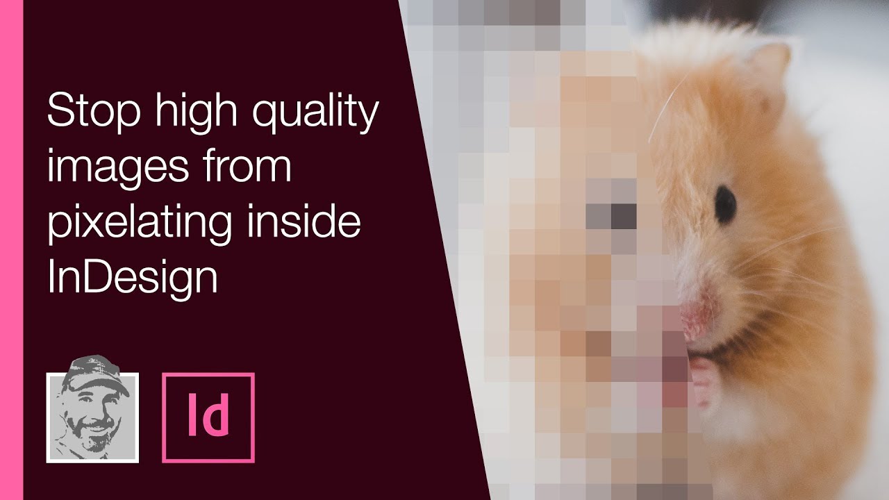 Stop high quality images from pixelating inside InDesign