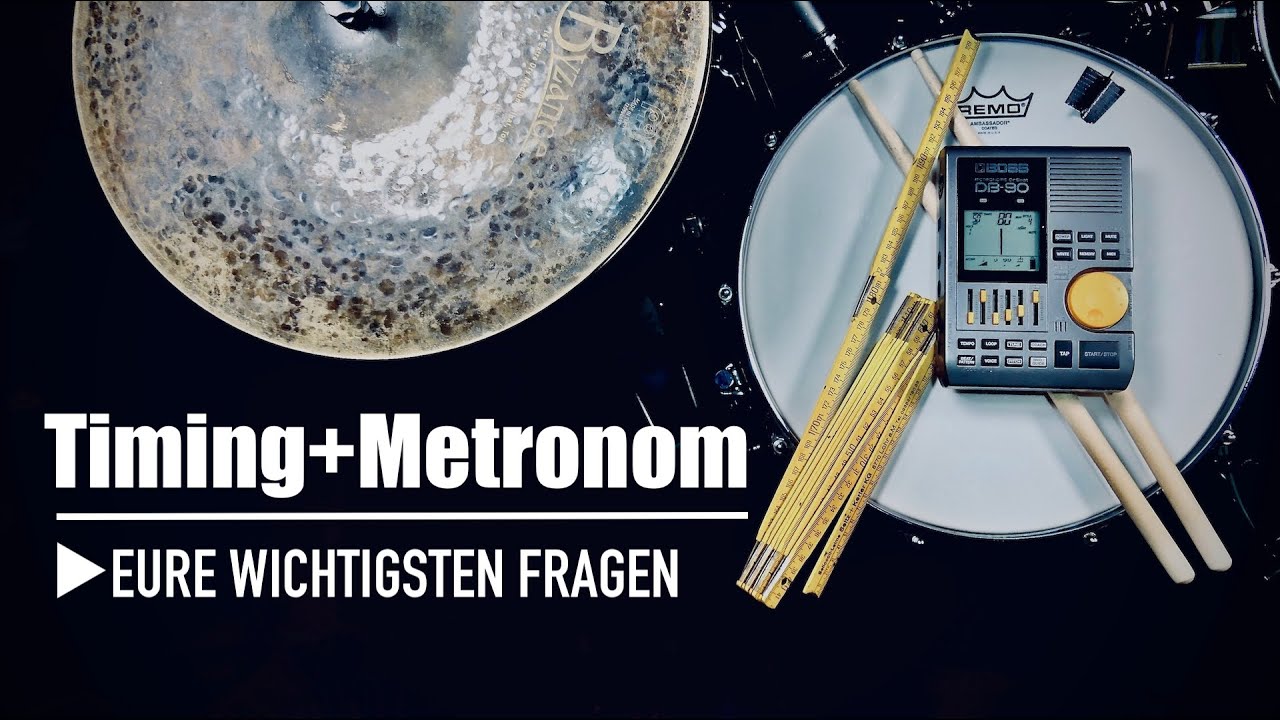Timing und Metronom: Das beschäftigt euch am meisten
