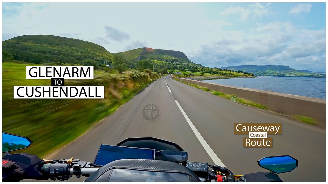 Glenarm to Cushendall A2 | Northern Ireland | Causeway Coastal Route, Part 3 | POV | Yamaha MT09