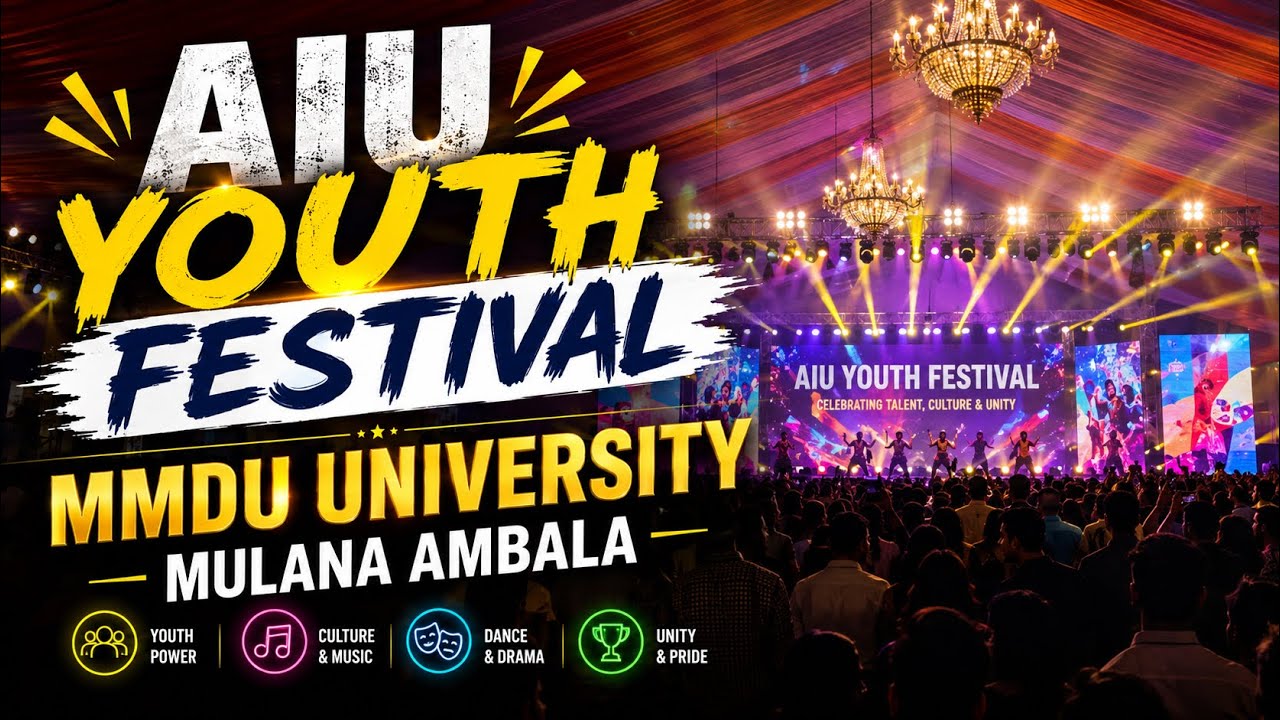 AIU Youth Festival || Mmdu University || Mullana || Ambala #mmdu #mullana #ambala #haryana #viral 