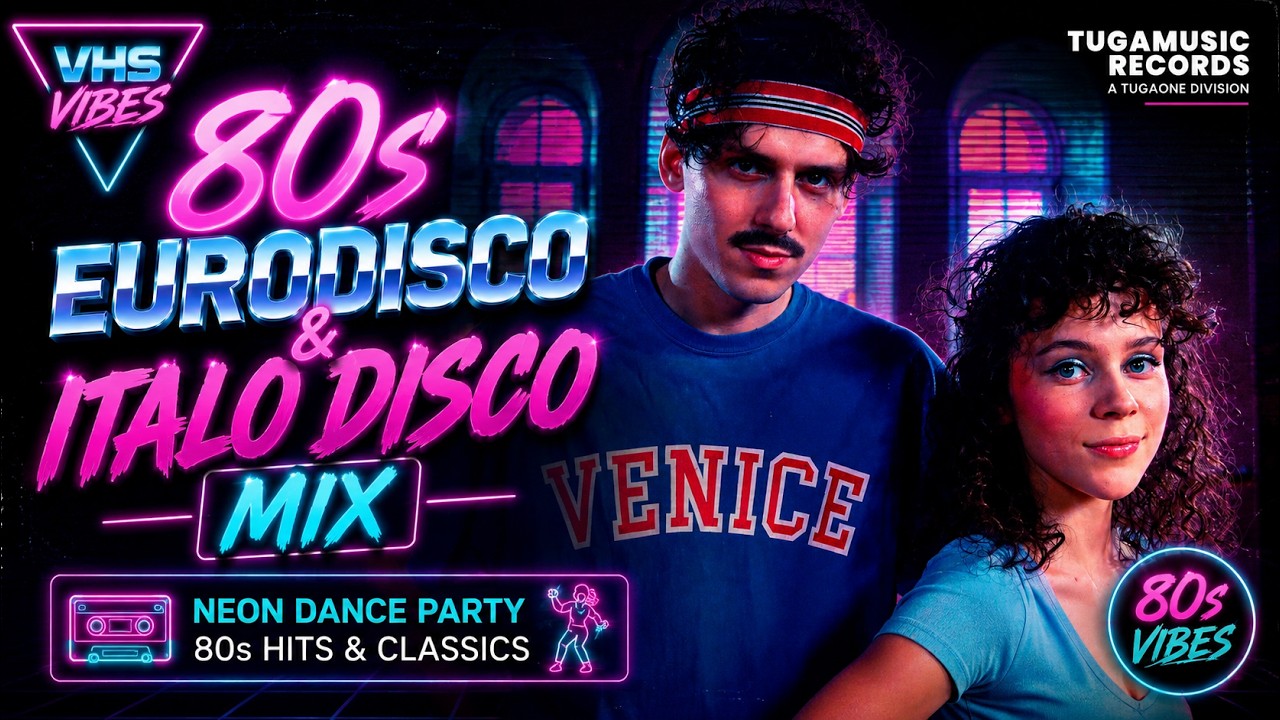 80s Eurodisco & Italo Disco Mix 💃 Neon Dance Party | VHS #youtube #music #dance #trending #viral