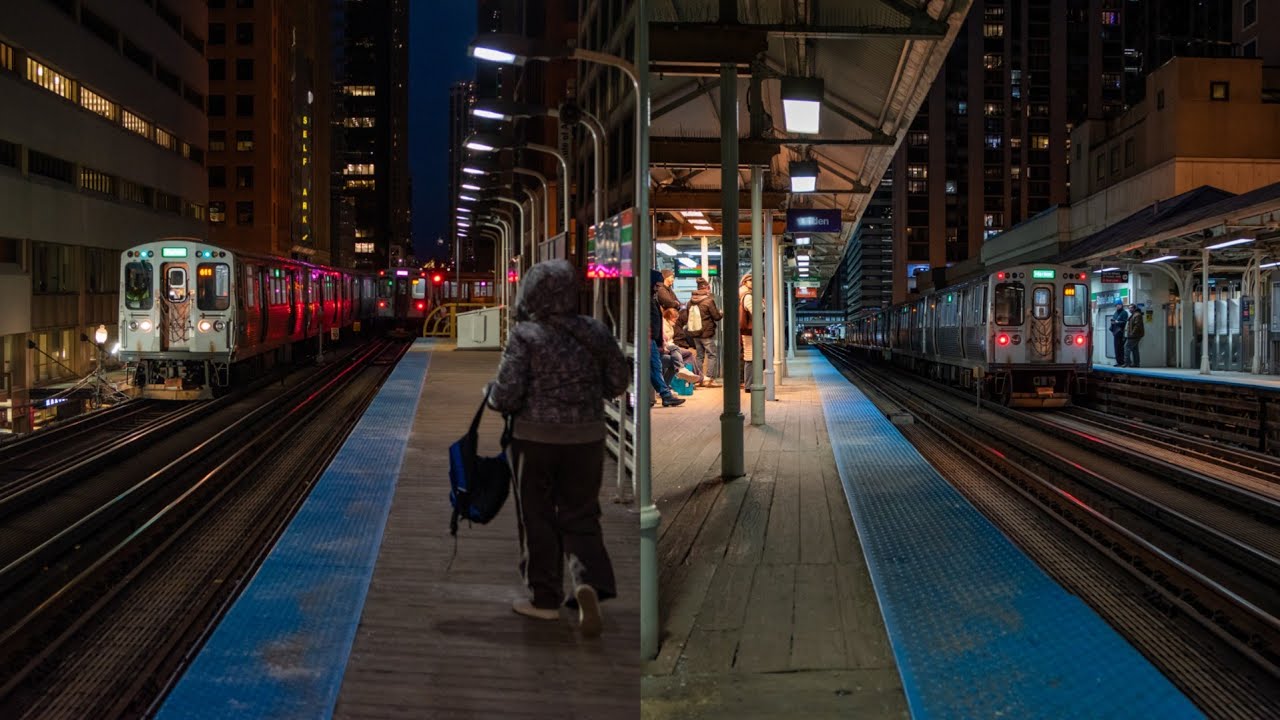Final CTA Trains at State/Lake 1/3/26