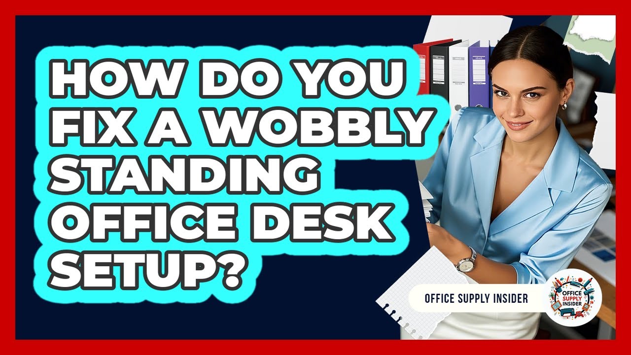 How Do You Fix A Wobbly Standing Office Desk Setup? - Office Supply Insider