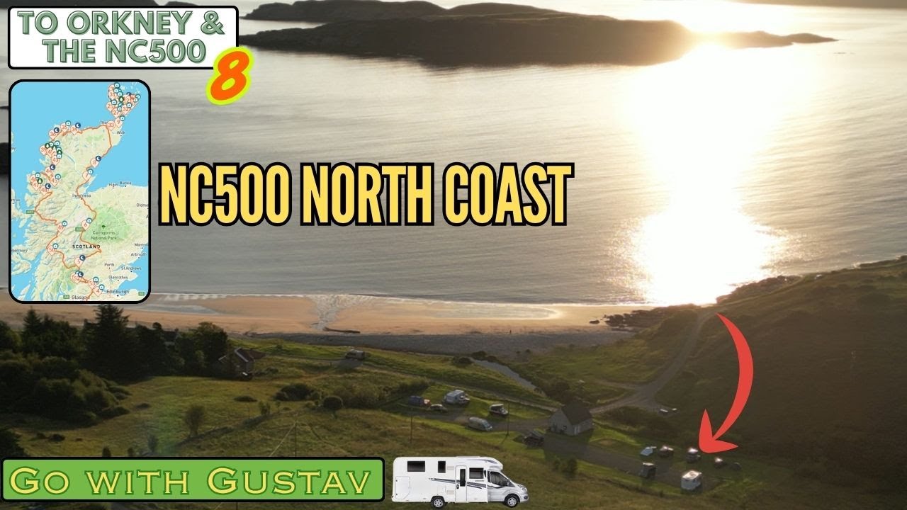 NC500 by Motorhome | Dunnet Bay to Loch Clash | Smoo Cave & Two Brilliant park ups