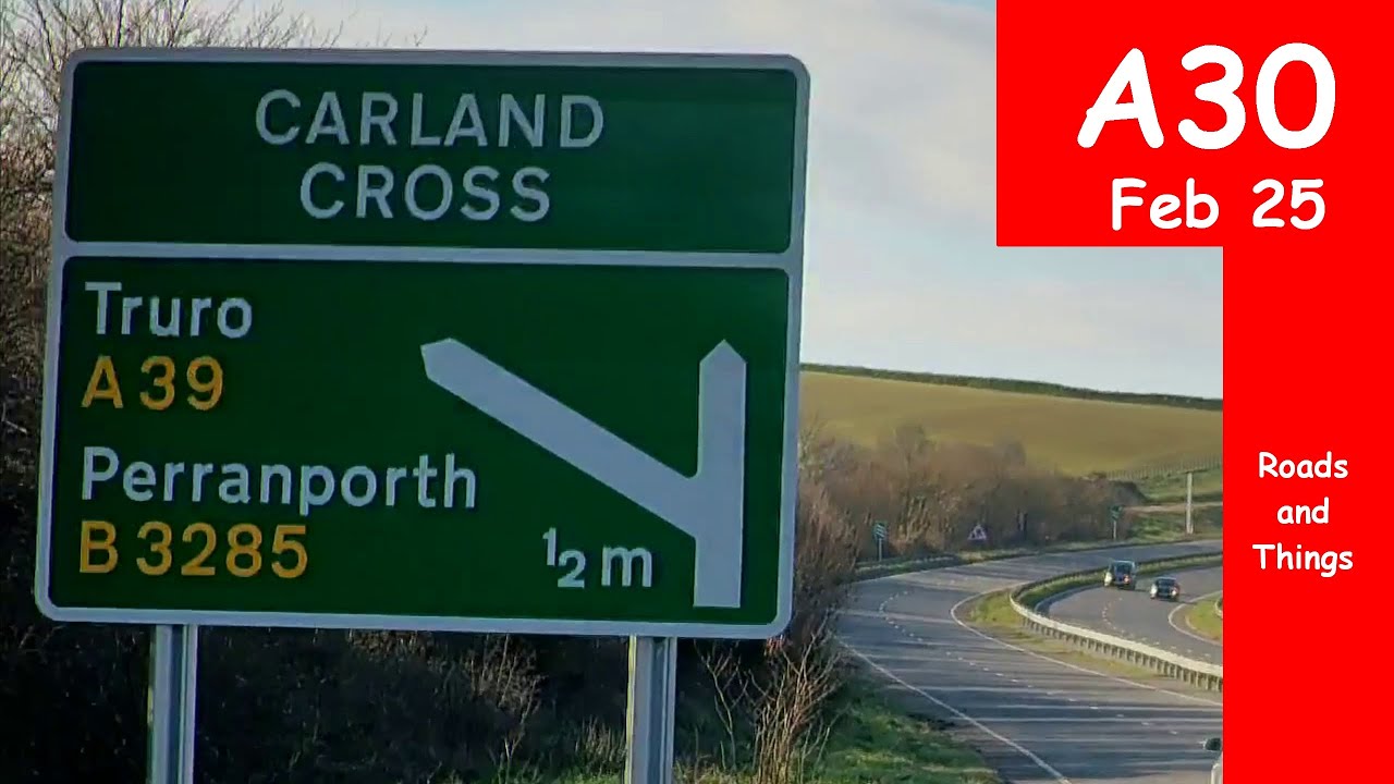 A30 Carland Cross to Chiverton CrossTELEPHOTO LENS Feb 2025
