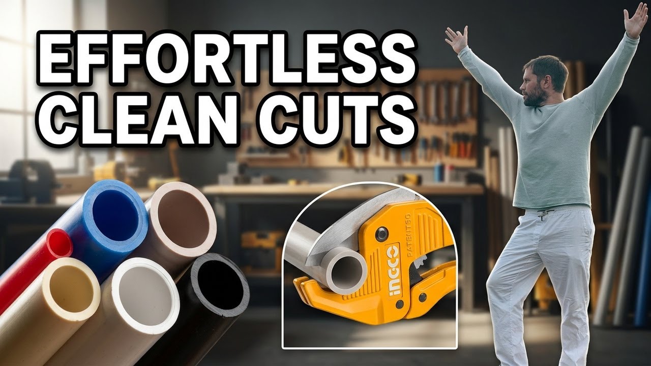 Unpacking and Test Ingco HPCS05428Pvc Pipe Cutter Quantity