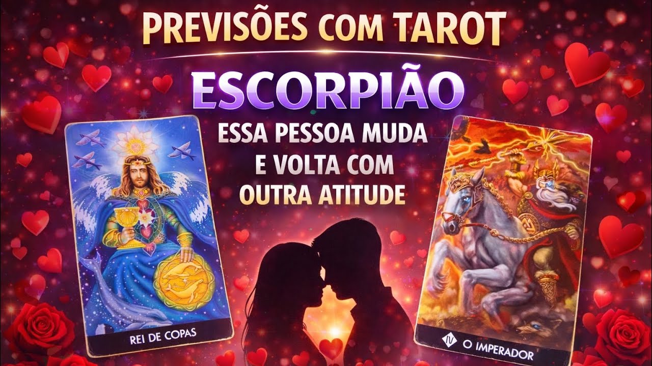 ESCORPIÃO ♏ ESSA PESSOA MUDA E VOLTA COM OUTRA ATITUDE