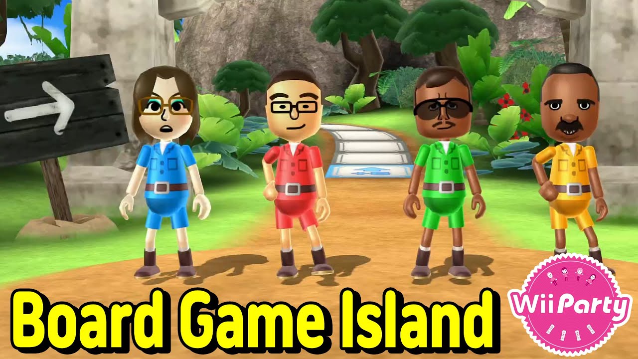 Jihye, Shohei, Miguel and Andy | Board Game Island - Wii Party Gameplay
