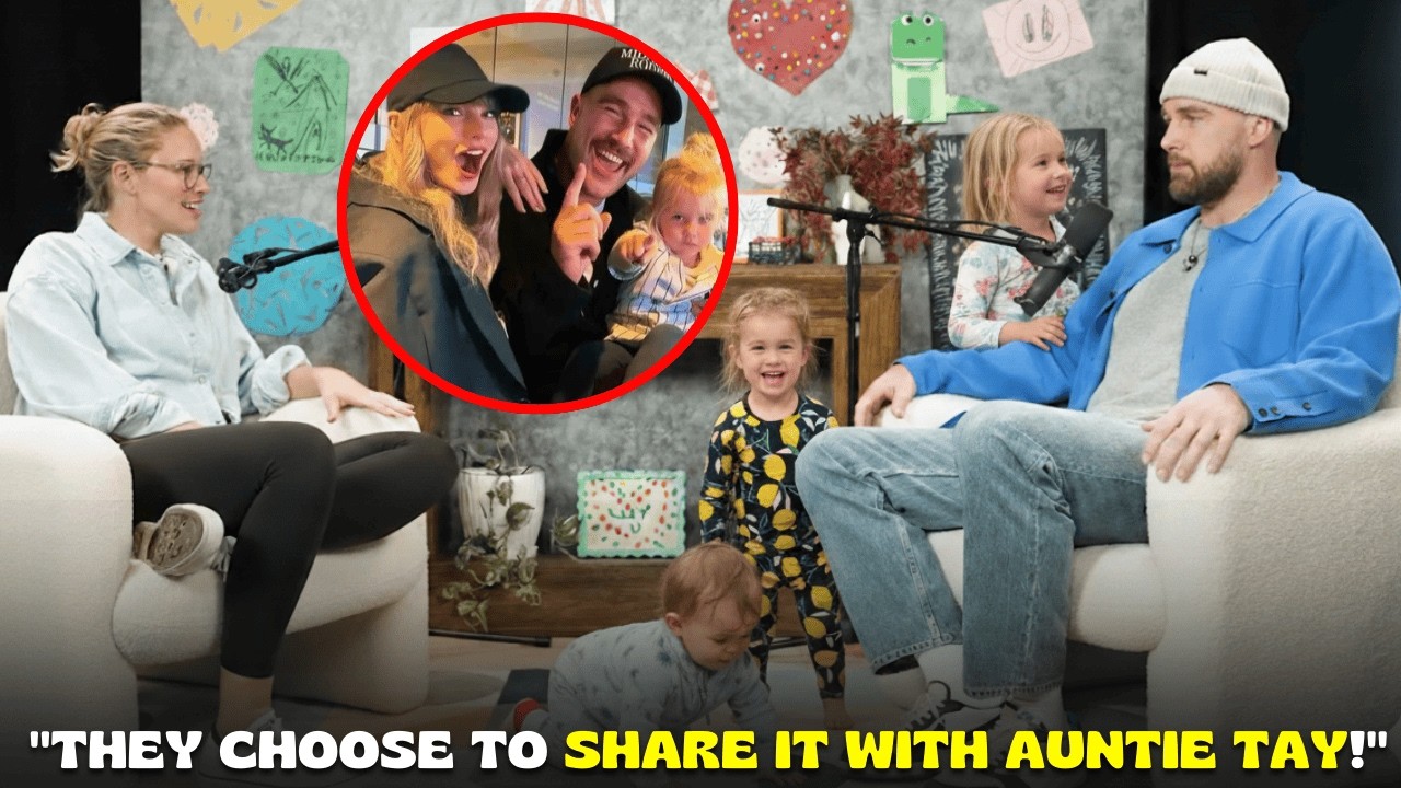 Travis melts hearts describing how his 4 nieces refuse to use their legs when he and Taylor visit!?