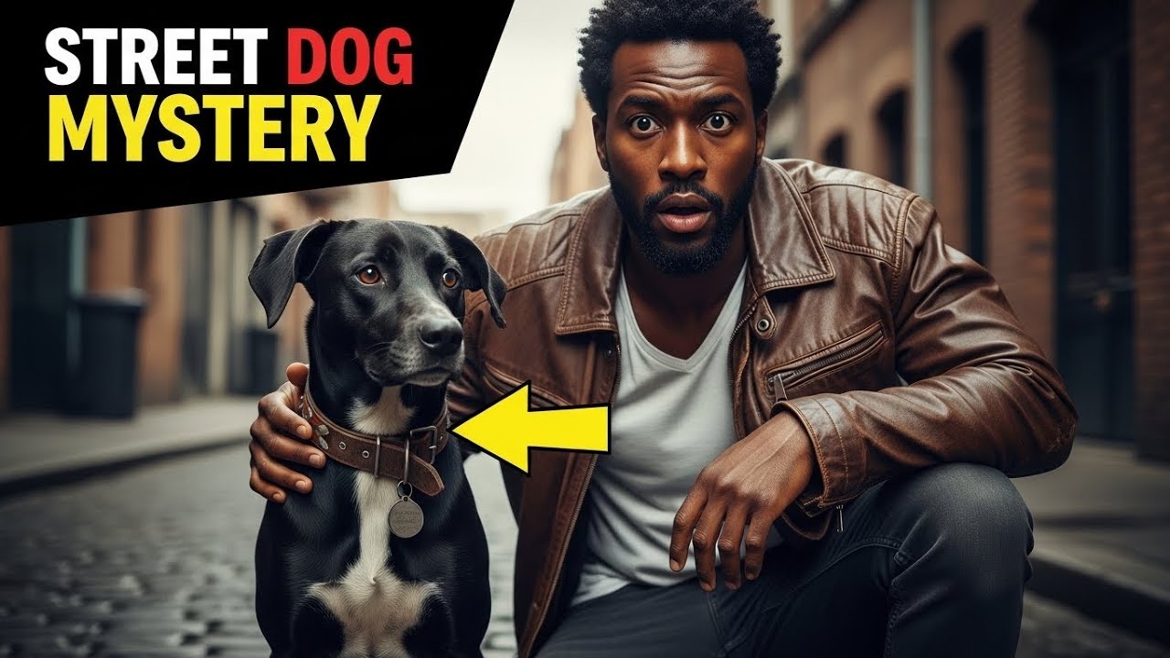 Stranger Adopted a Street Dog — The Collar Revealed Something Dark | African Ashes