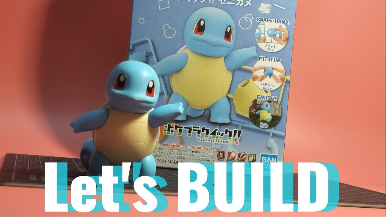 Let's Build Bandai Pokemon Model Kit Pokepla Quick No. 17 Squirtle