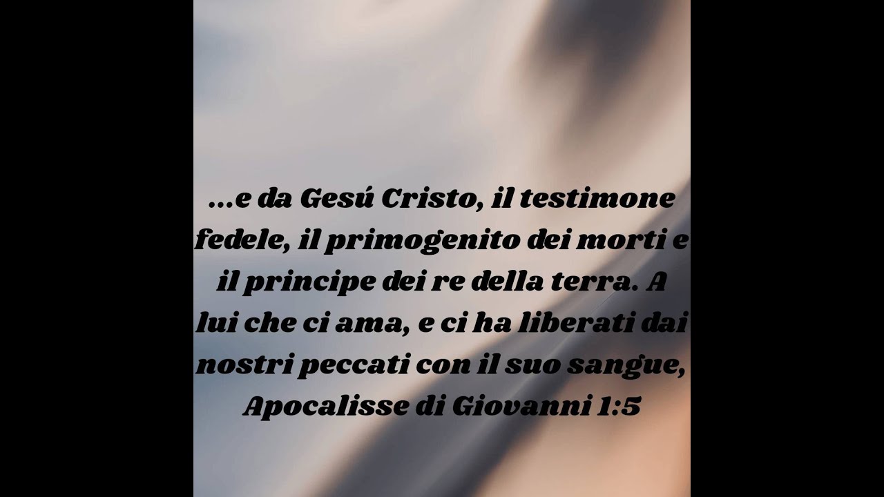IL CRISTO RISORTO E GLORIFICATO...pastore:Giuseppe Di Iorio 060226 Apocalisse 1:4-5