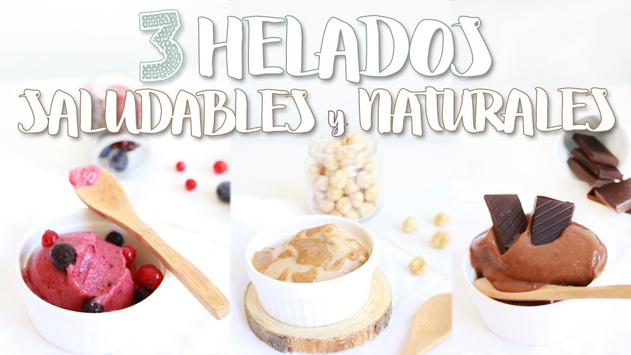 Receta HELADO SALUDABLE 100% natural SIN MÁQUINA | 2 Be FIT Jorge y Marta