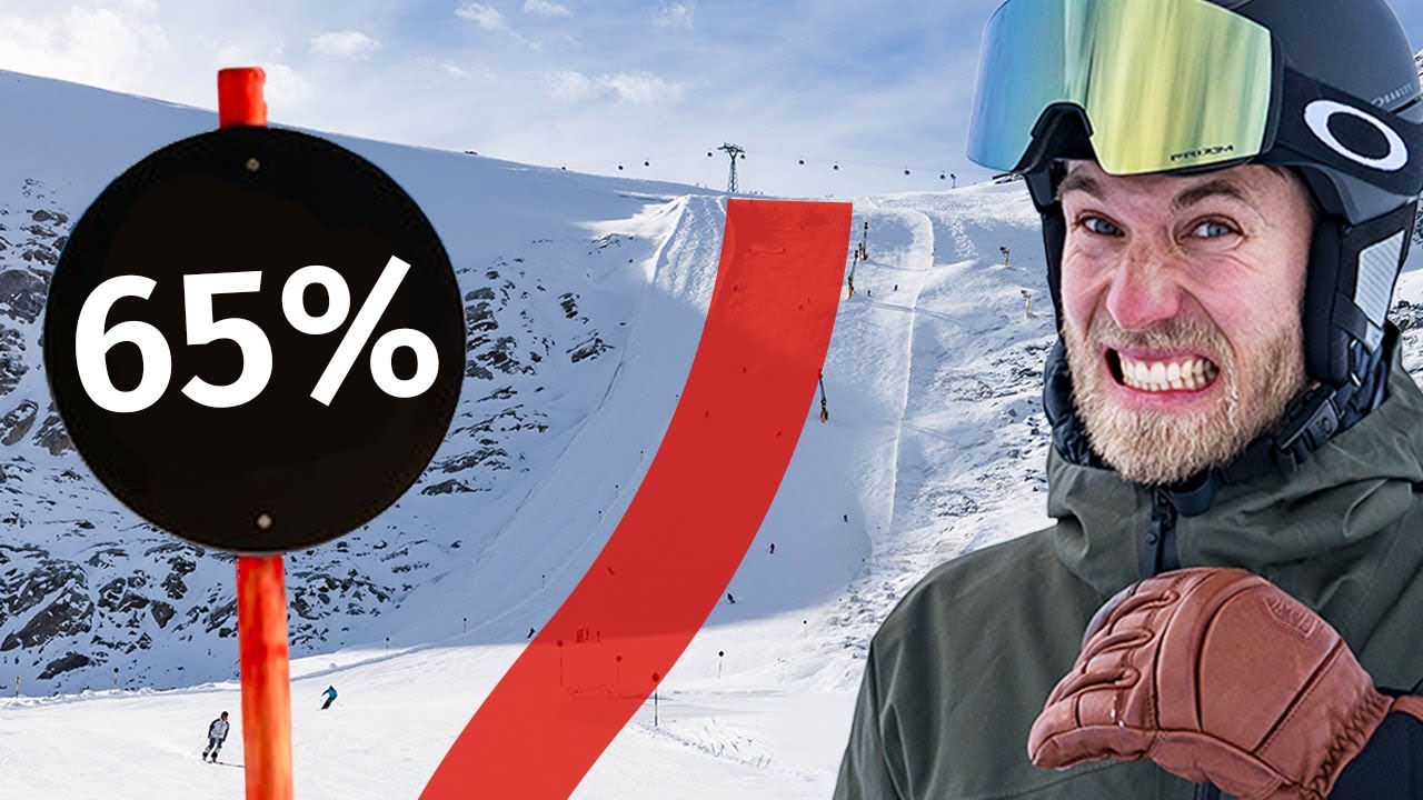 Steilste Skipiste in SÖLDEN: Weltcup-Hang (3.250m) am Rettenbach-Gletscher