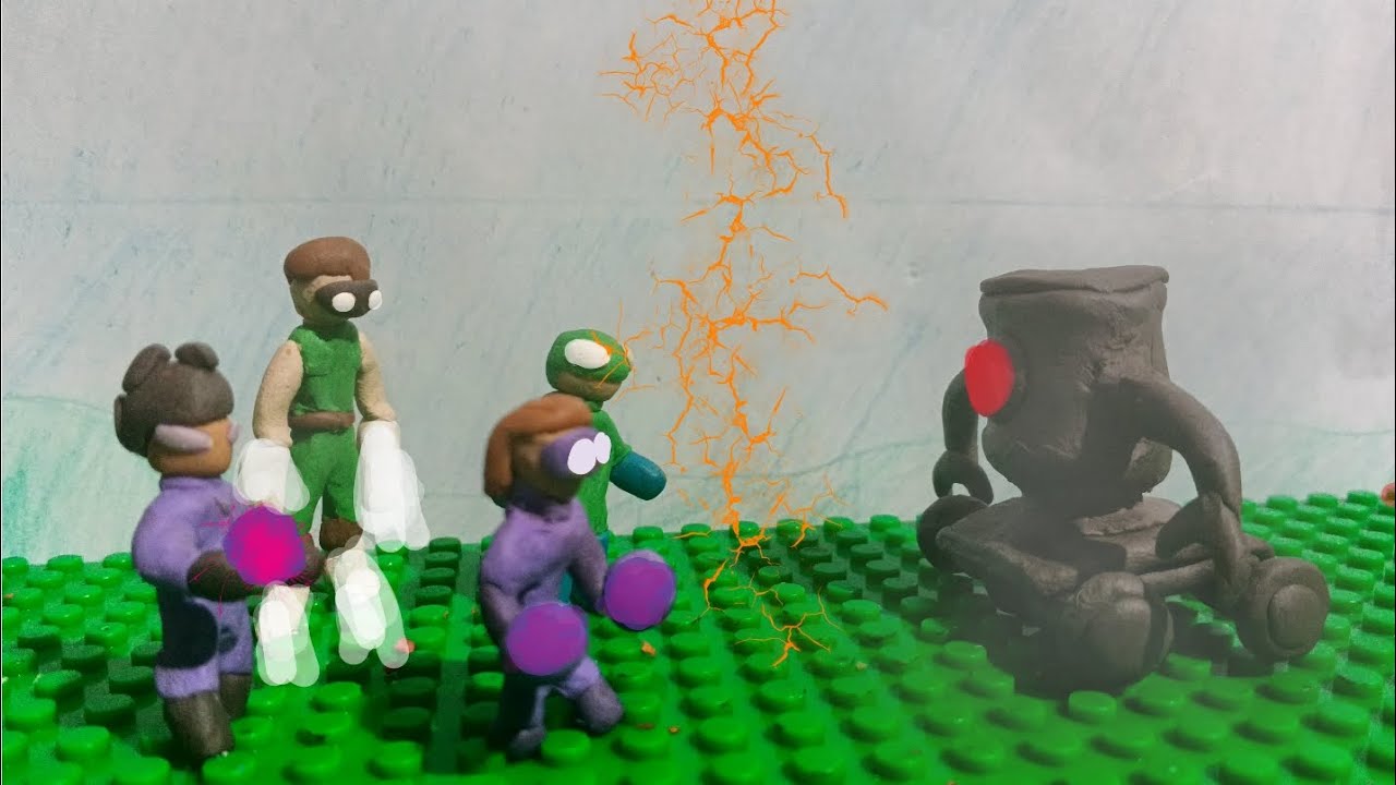 OMNIDROID vx1 VS SUPERS! (The Incredibles)stop motion animation 