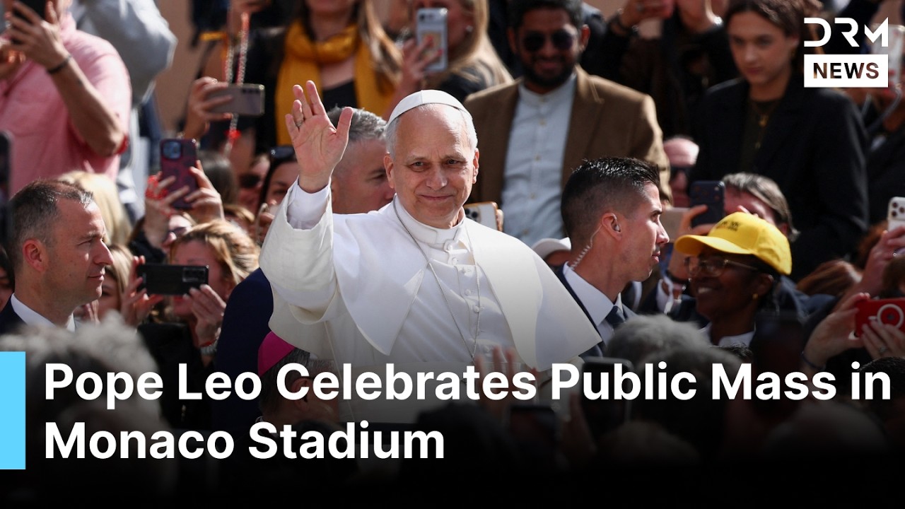 Pope Leo Draws Huge Crowd for Public Mass at Monaco&rsquo;s Stade Louis II During Historic Visit | AK1G