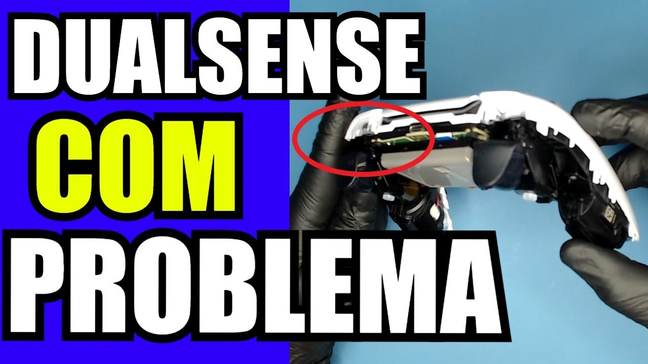 QUEBROU! DUALSENSE DEU PROBLEMA e TIVE QUE ABRIR PARA CONSERTAR !
