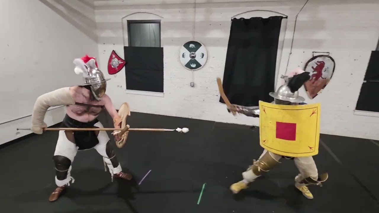 Thracian vs Hoplomachus 12-18-25 Sparring Session 
