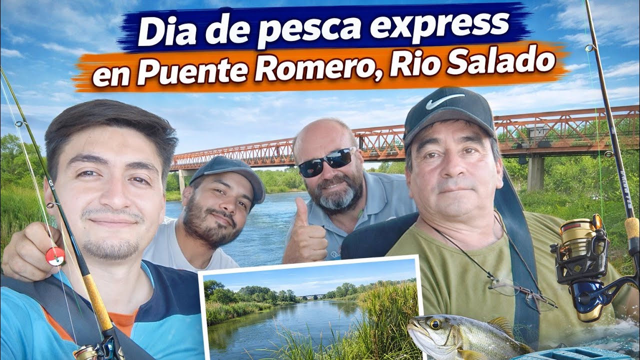 ¡PESCA INESPERADA! 🎣 Escapada relámpago a Puente Romero (Río Salado)