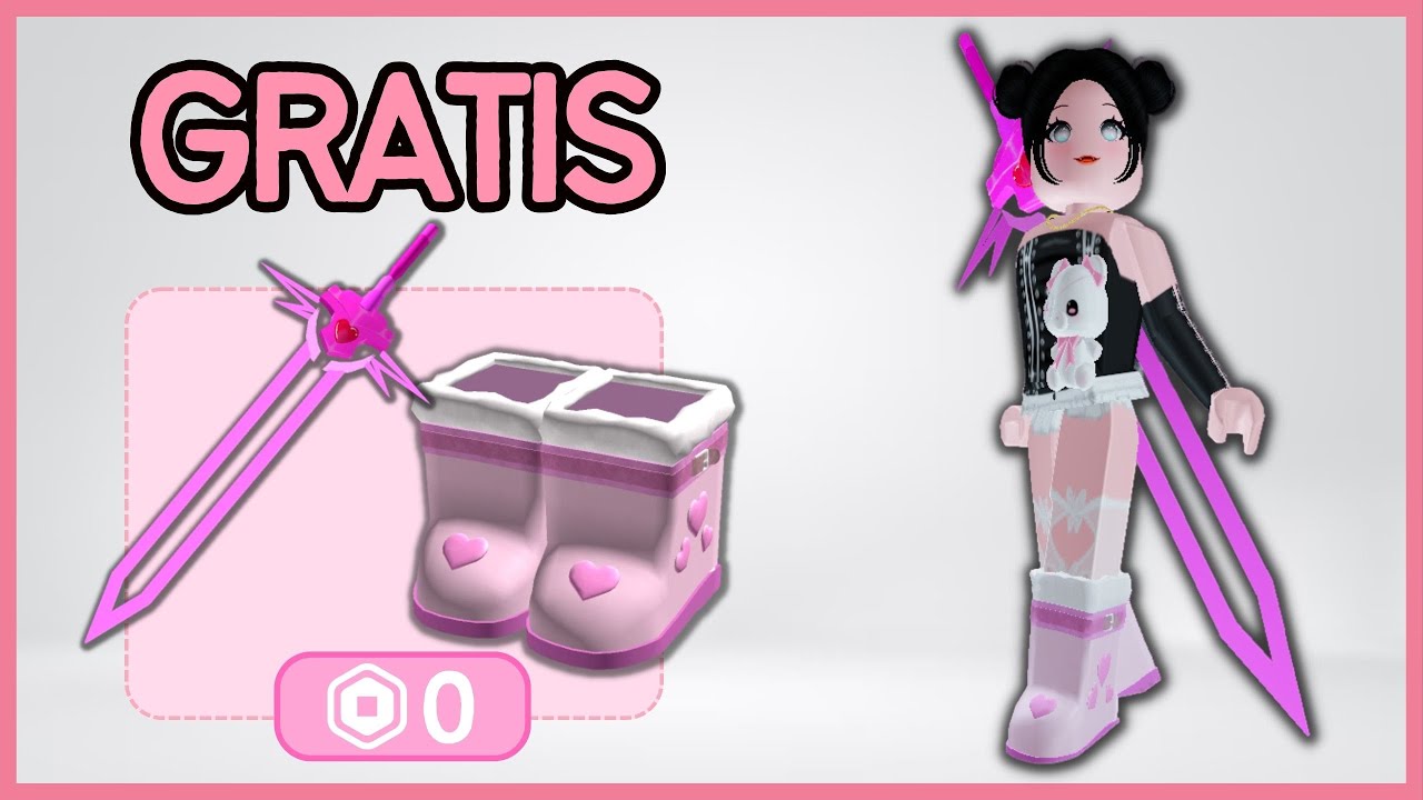 ITEMS ROSADOS GRATIS EN ROBLOX #roblox #free #gratis #cabello #event #ugc
