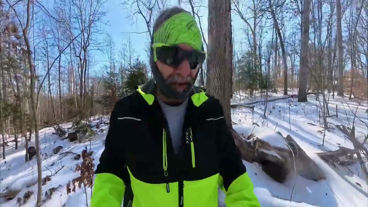 Snowy and Icy Battlefield 5 Mile Trail run