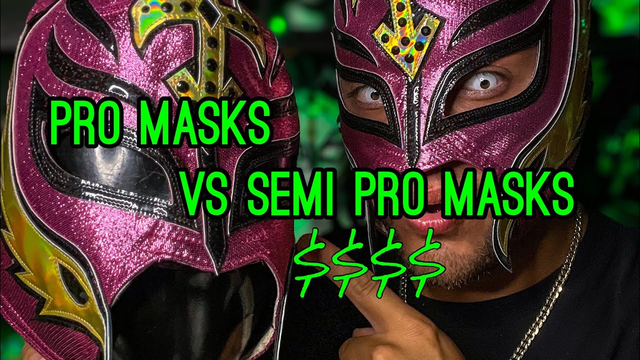 LUCHA LIBRE MASKS PRICE DIFFERENCES EXPLAINED semi pro vs pro