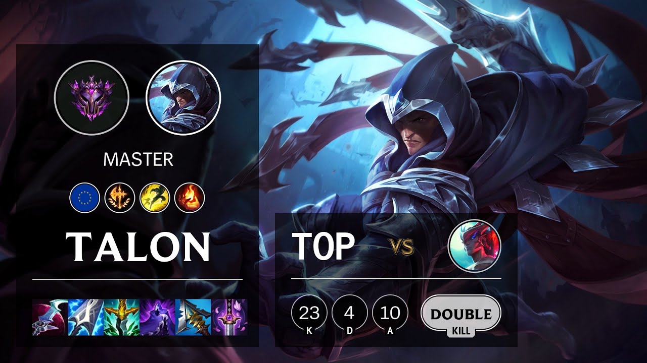 Talon Top vs Yone - EUW Master Patch 11.6