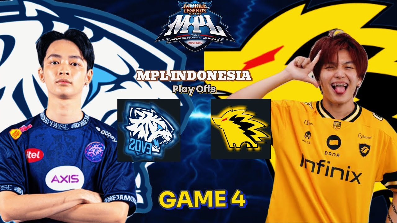 ONIC ID против EVOS GLORY GAME 4 | MPL ID PLAY-OFF D2