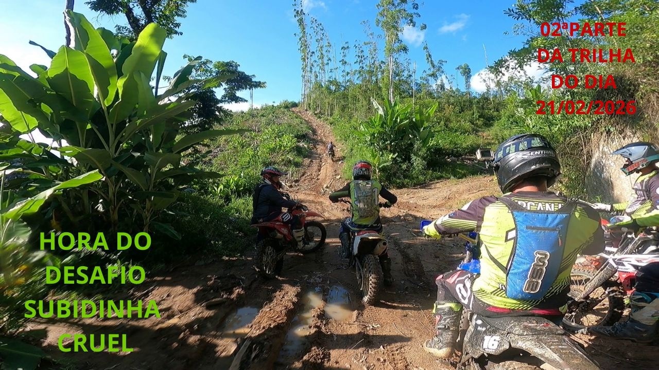 02ªPARTE DA TRILHA TESTANDO A MOTO NOVA