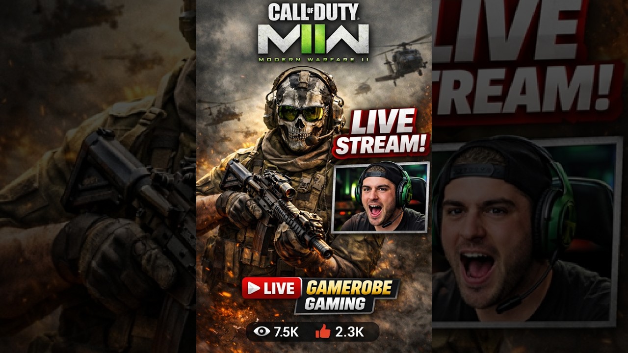 Call of Duty Modern Warfare 2 LIVE 🔴 | High Kill Gameplay | Gamerobe Gaming