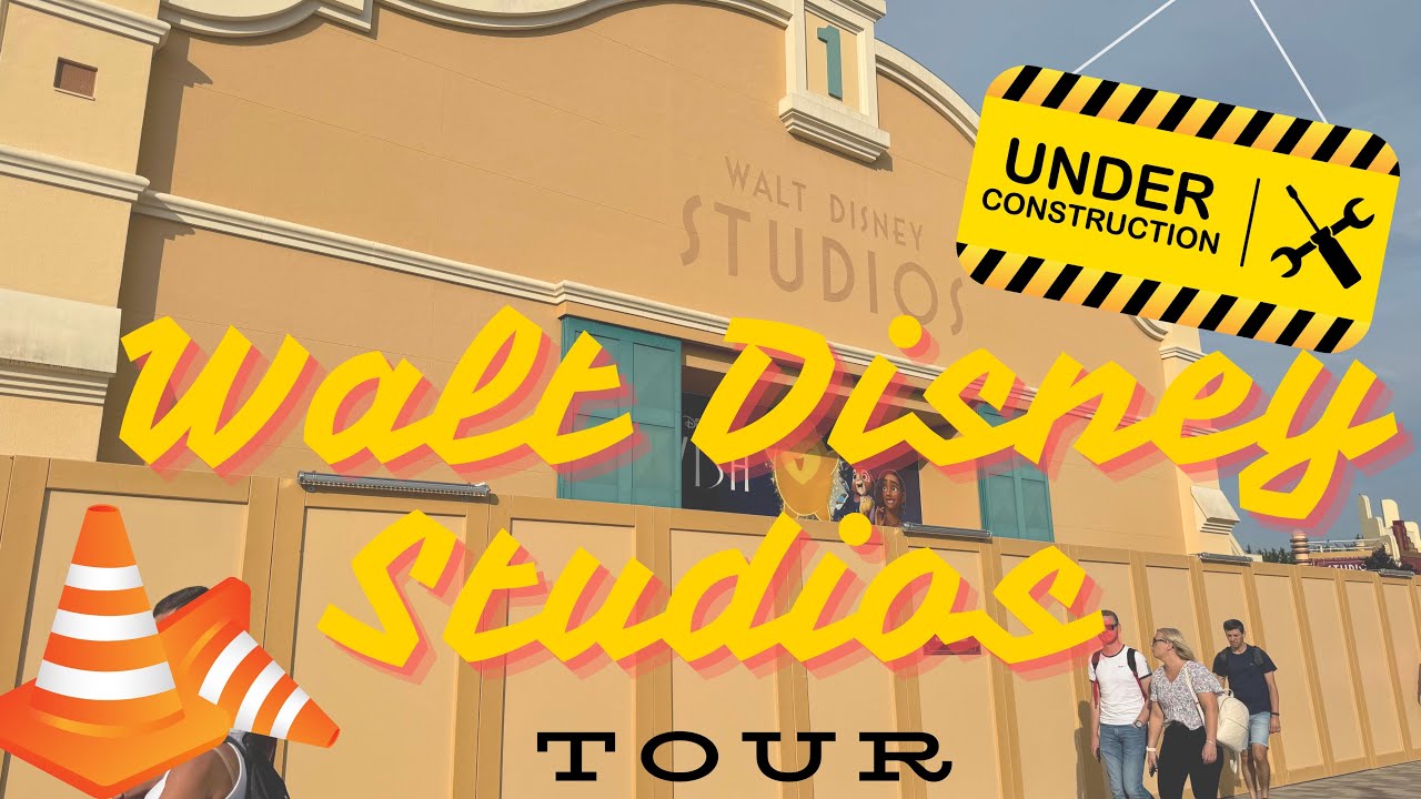 Walt Disney Studios KOMPLETTER Rundgang! Wie sieht die Baustelle aus?- One-Shot-Video im Disneyland