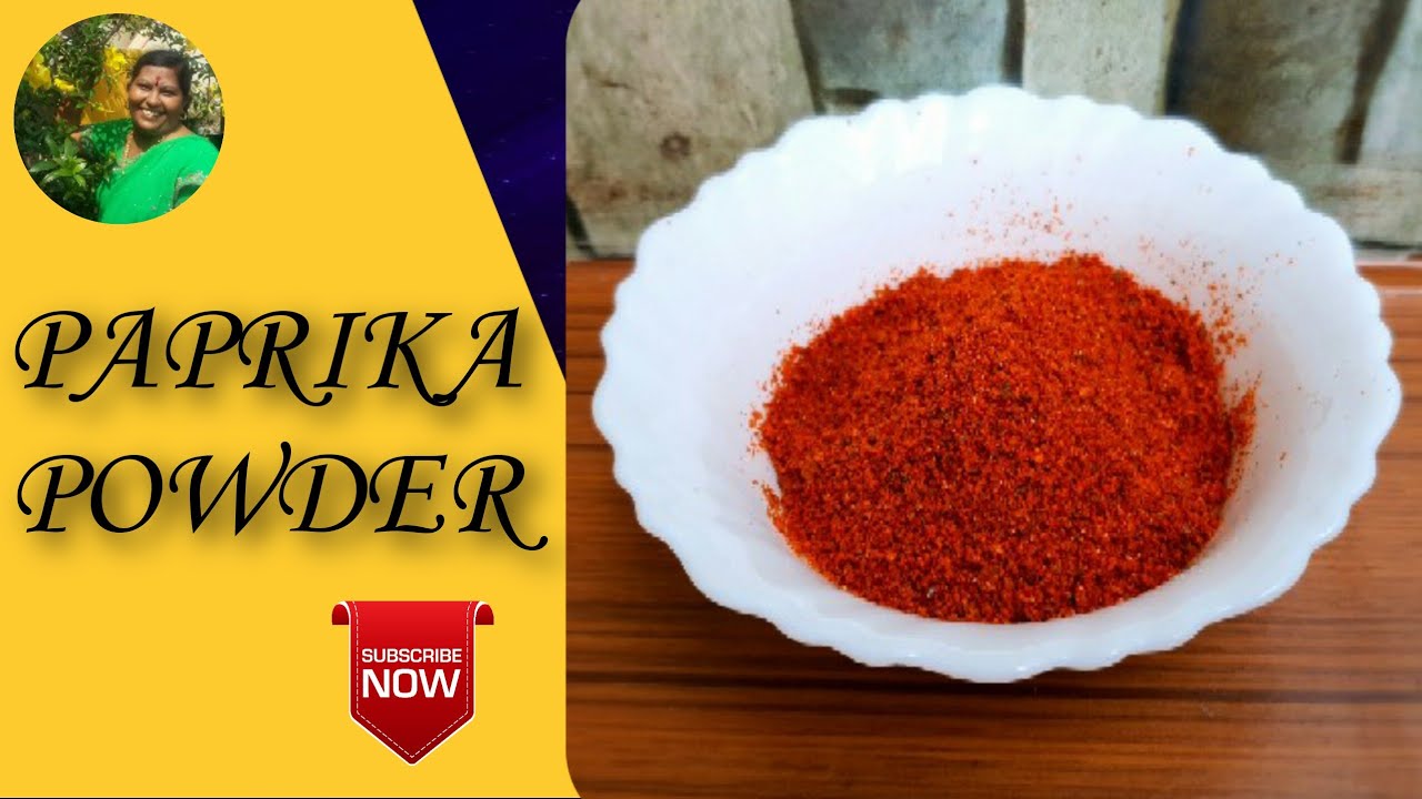 Paprika Powder Recipe in Tamil || How to make Paprika Powder in Tamil - RECIPE #421