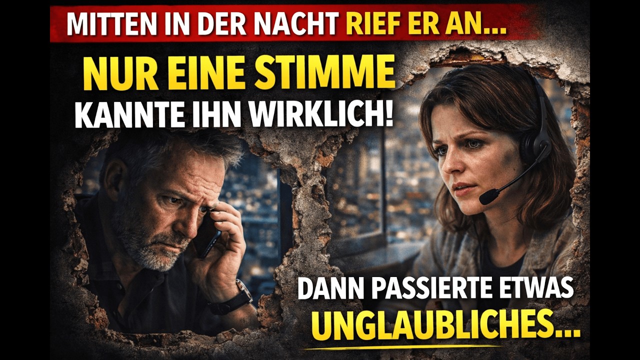 Er rief nachts eine Hotline an – und fand die einzige Stimme, die ihn wirklich kannte