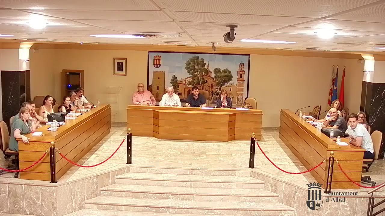 Ple Municipal Extraordinari i Orinari -  Ajuntament d´Albal 25/06/2025