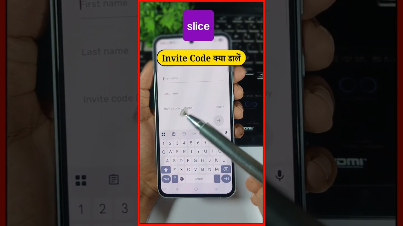 slice me invite code kya dale ? slice refferal code #slicebank #invitecode