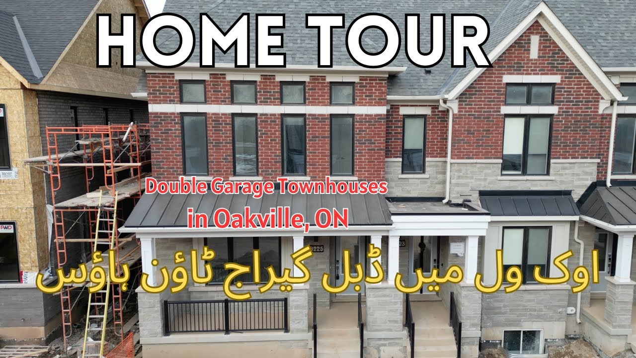 Home Tour | New Townhouse, Finished Basement , Double Garage | Oakville, Ontario