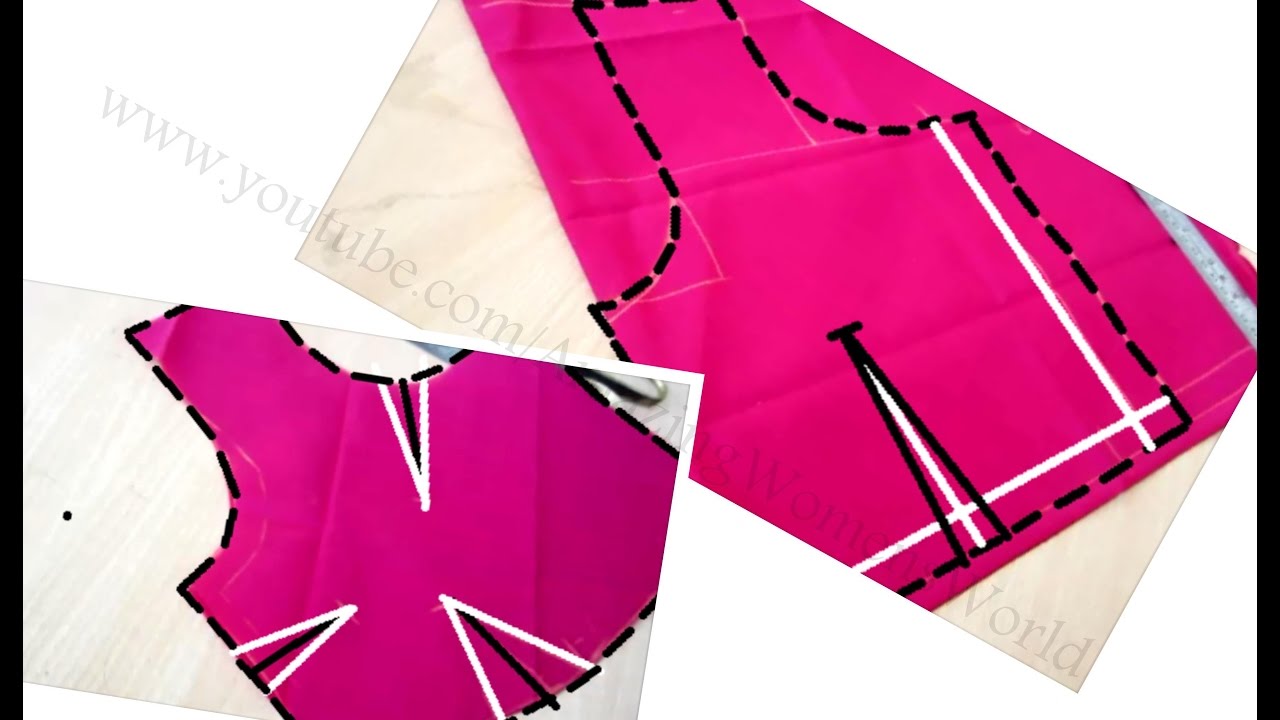 Blouse Drafting ,Cutting & Stitching With Simple Method & Tips | DIY | Cross| Straight  Cutting