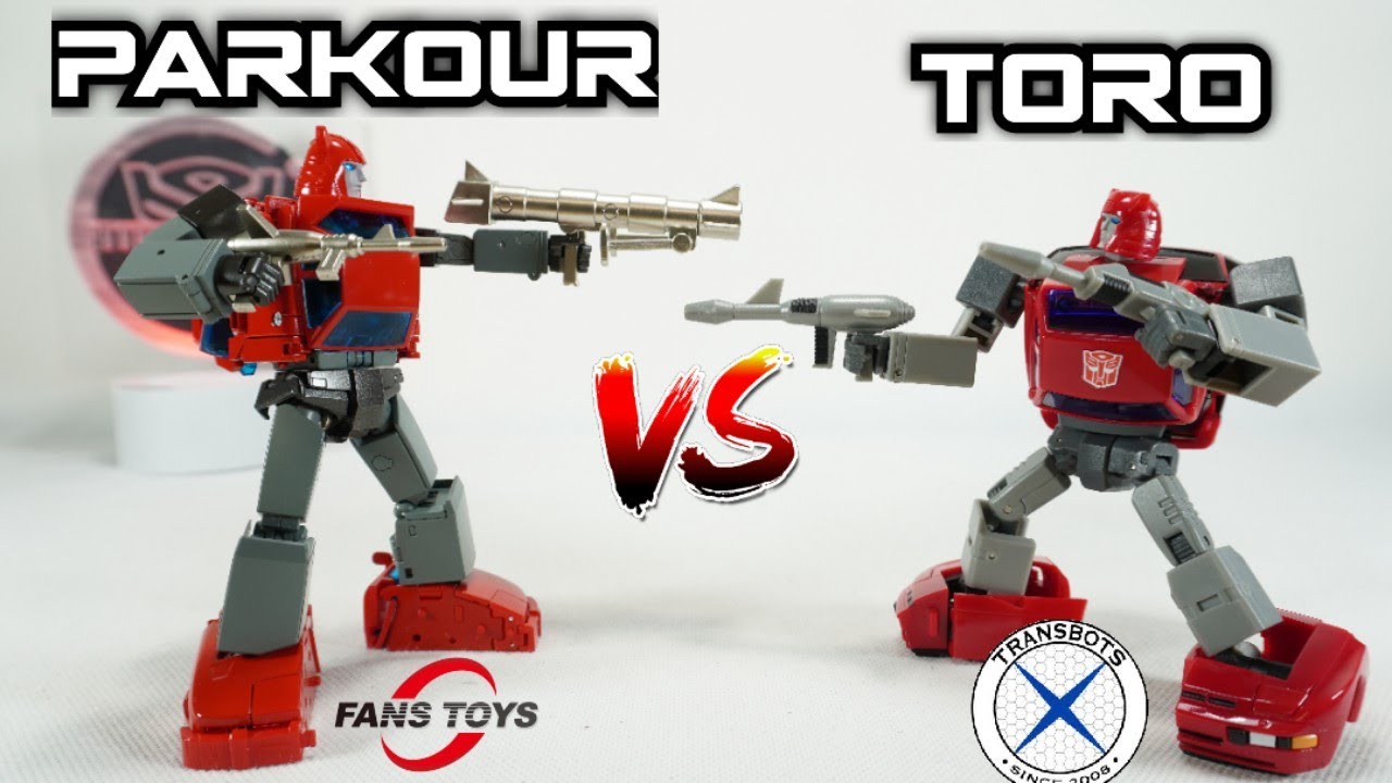 Comparison: FansToys FT-53 Parkour VS X Transbots MM-10 Toro (AKA Cliffjumpers)