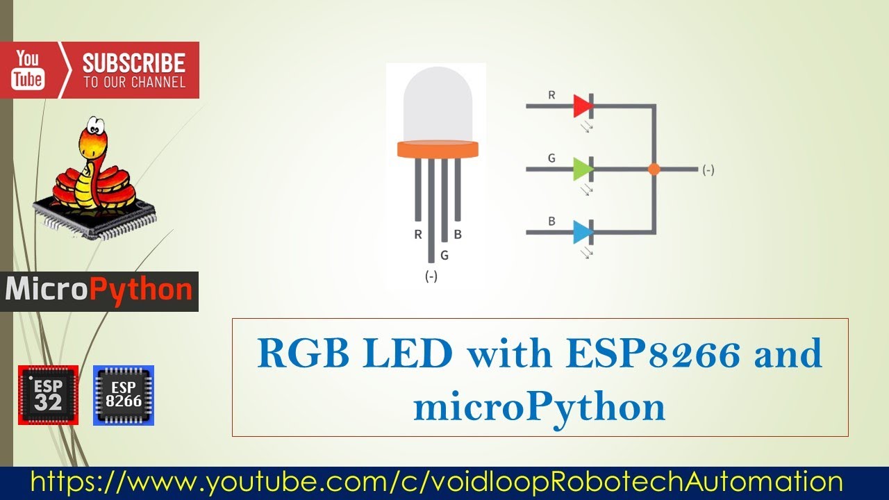 25 RGB Led with ESP8266 and microPython
