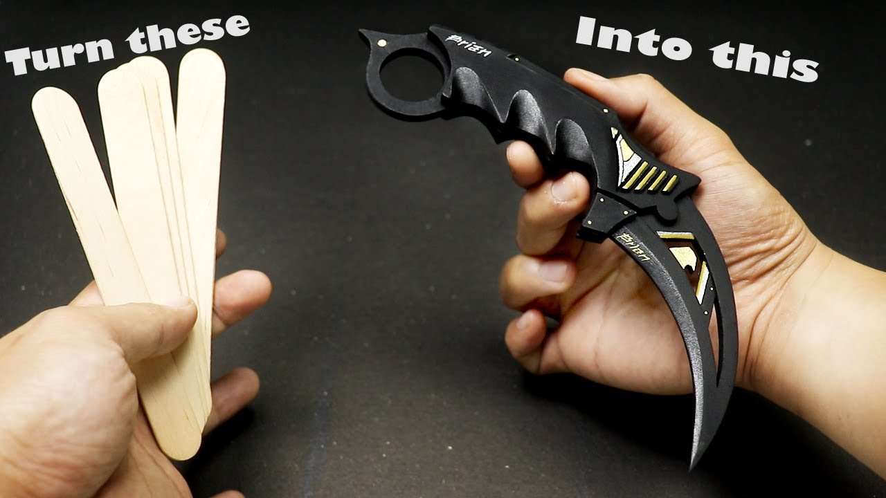 Создание собственного полностью персонализированного CS: GO KARAMBIT из эскимо