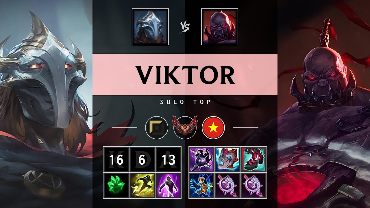 Viktor Top vs Sion - VN Grandmaster Patch 25.18