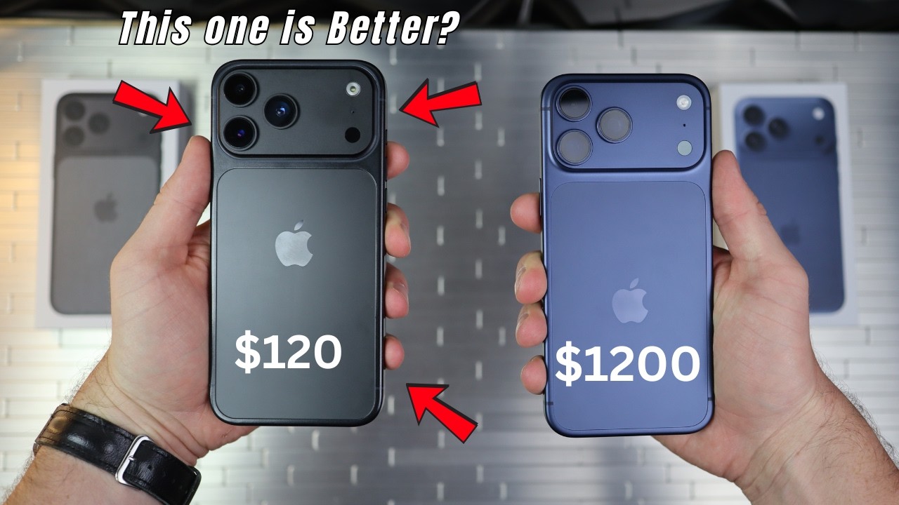 Я попробовал поддельный iPhone 17 Pro Max за 120 долларов, и он оказался действительно ХОРОШИМ...