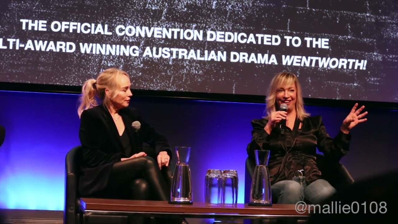 Wentworth Con Melbourne Day 2 - Susie Porter and Jacquie Brennan