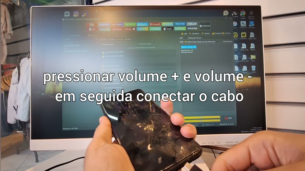 FRP - A10S CONTA GOOGLE 2025 (modo BROM) Pela UnlockTool