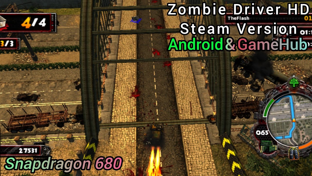 Zombie Driver HD / Steam (GameHub 5.3.5 AntutuMax, Snapdragon 680 / 4 GB Ram)