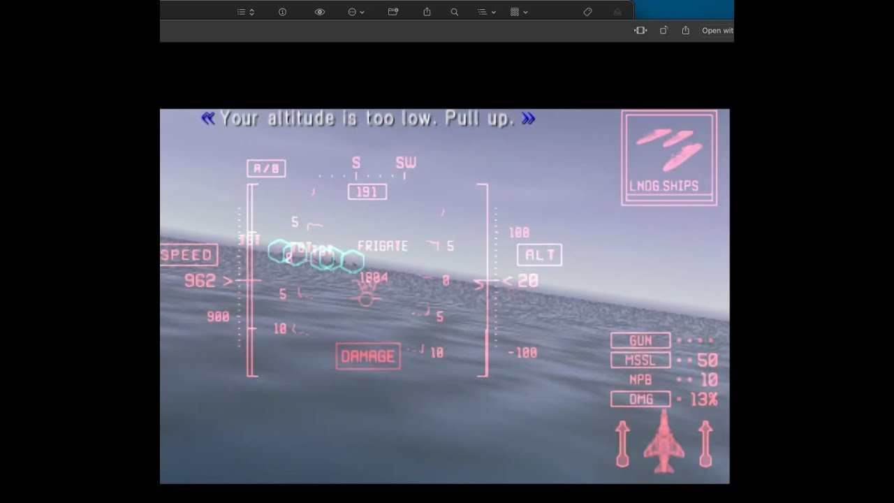 I always wanted to do this! #acecombat