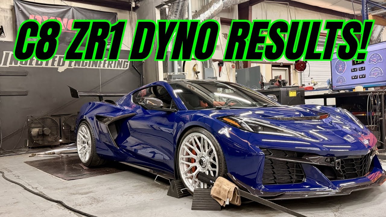 Результаты динамометрических испытаний C8 ZR1!! Мы тестируем JB4!!