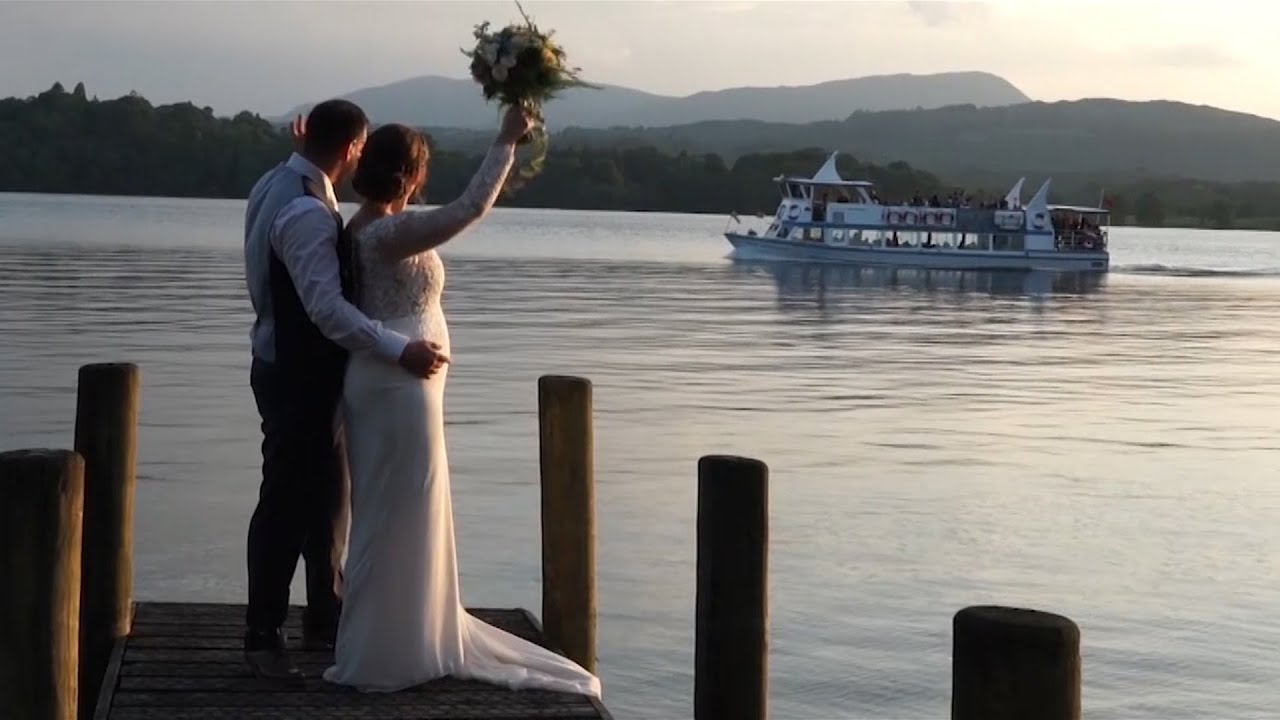 Amazing Lakeside Wedding // Natasha & Richard // Langdale Chase Hotel, Lake Windermere