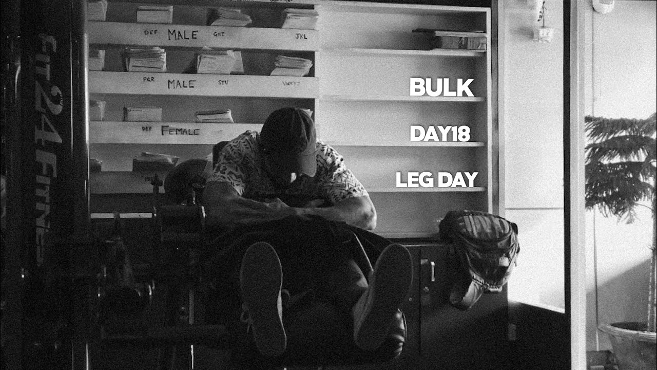 BULK DAY 18 | Hamstring Focused | Raw Bulking Series | 2025